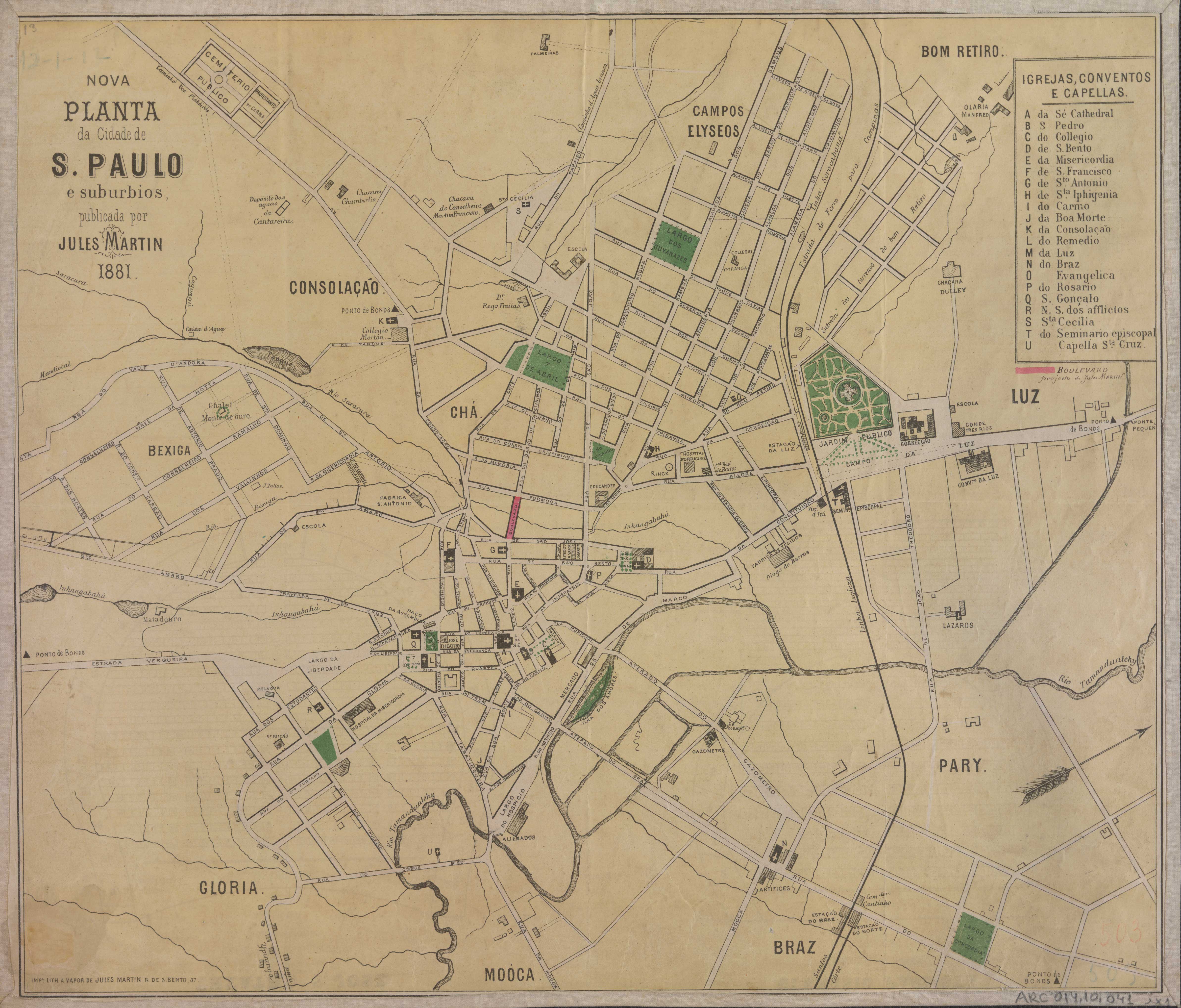Nova Planta da Cidade de S. Paulo
