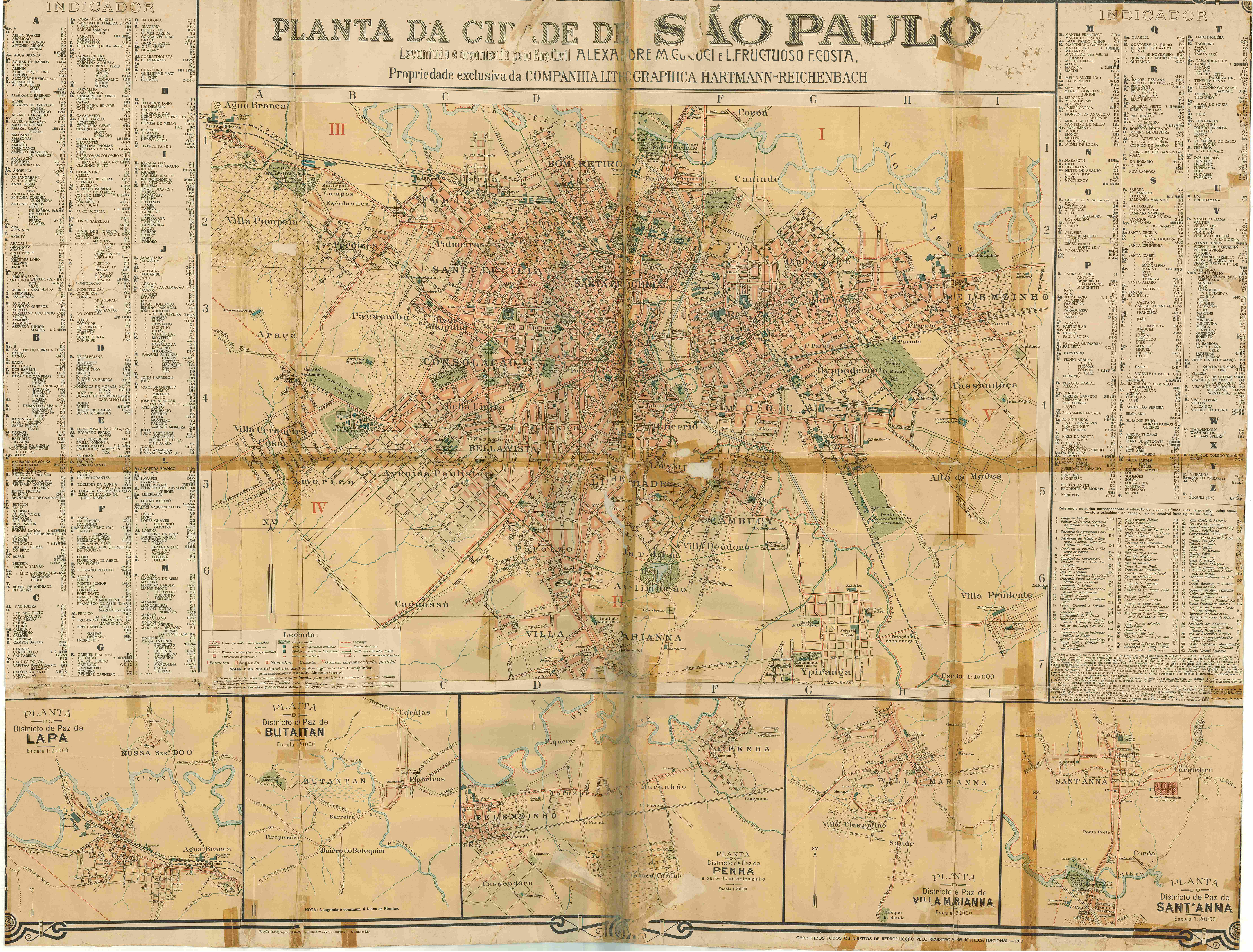 Planta da Cidade de São Paulo