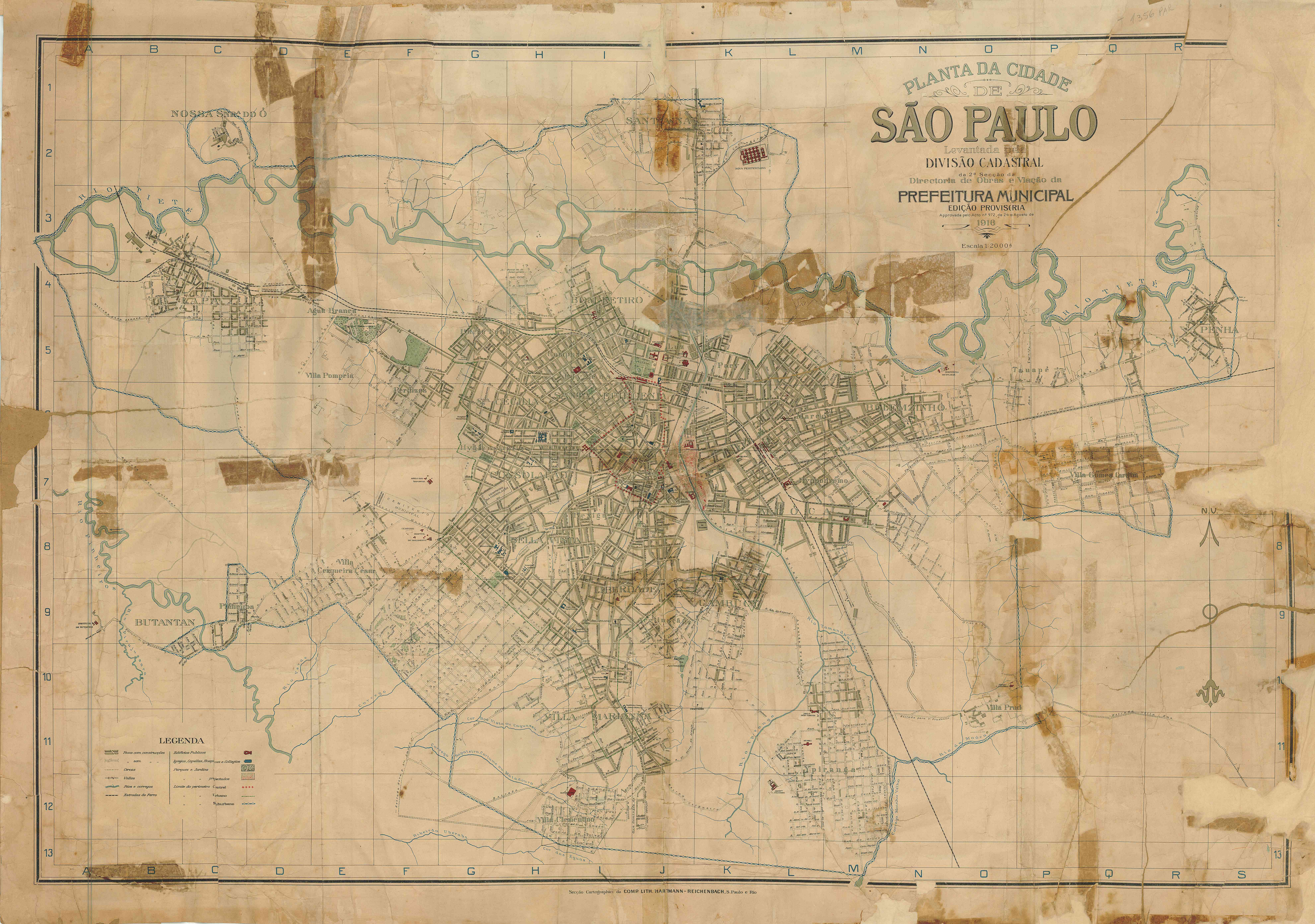 Planta da Cidade de São Paulo