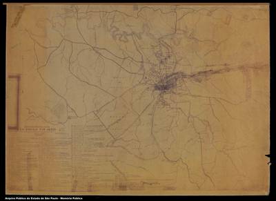 São Paulo em 1850 - Reconstrução Histórica e Topográfica Aproximada